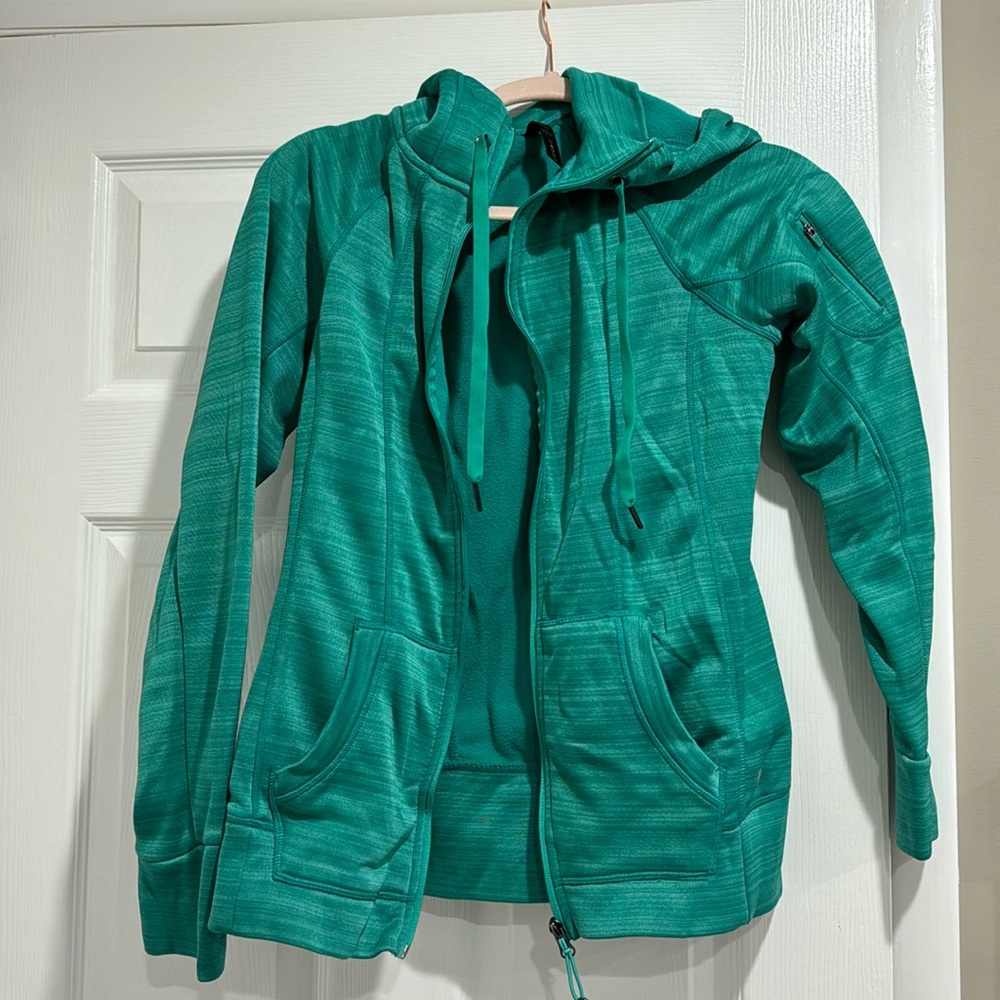 Green 90 Degrees Large Zip Up